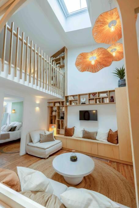 Ღ Mezzanine • T4 Spacieux, Lumineux Et Cosy La Rochelle  Kültér fotó