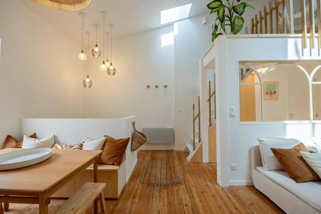 Ღ Mezzanine • T4 Spacieux, Lumineux Et Cosy La Rochelle  Kültér fotó